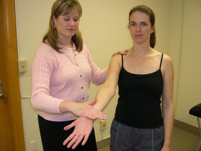 SPEED S TEST - BICEPS TENDON Forward flex shoulder against resistance while maintaining elbow in