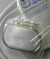 Synergy Itrel 3 3 4 5 6 7 8 9 10 Volts SYNERGY DUAL CHANNEL AND ITREL 3 SINGLE LEAD DEVICE LONGEVITY* The Synergy implantable pulse generator (IPG), when used as part of a dual channel system, will