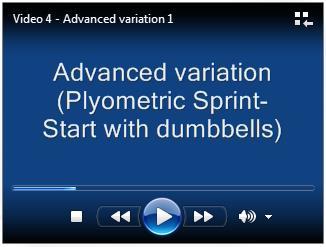 The reverse lunge with a progression to a plyometric sprinterstart is useful in most training programs in which an explosive first movement is desired.