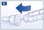 Press the dose button to inject until 0 mg lines up with the pointer. Be careful to only push the dose button when injecting. Turning the dose selector will not inject.