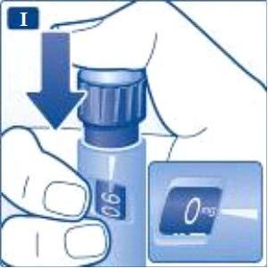 Using your injection Insert the needle into your skin using the injection technique shown by your doctor or nurse. Then follow the instructions below: I.