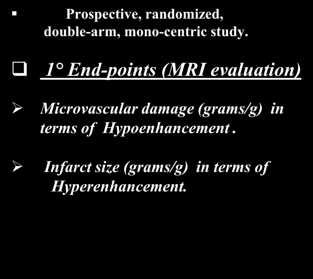 EXPIRA Trial MRI Study Design Prospective, randomized,