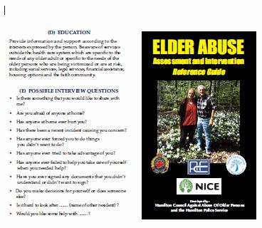 PASSIVE NEGLECT Unintentional failure of a caregiver to fulfill their caregiving responsibilities SELF NEGLECT Although not a form of elder abuse, it is the person s inability to provide for their