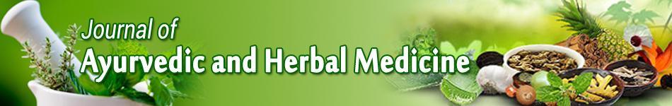 Journal of Ayurvedic and Herbal Medicine 2017; 3(3): 175-181 Review Article ISSN: 2454-5023 J. Ayu. Herb. Med. 2017; 3(3): 175-181 2017, All rights reserved www.ayurvedjournal.