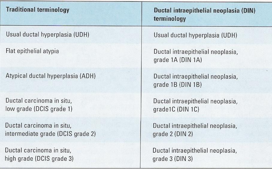 In the latest revision of DIN (ductal