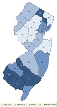 HOW DO COUNTIES RANK FOR HEALTH FACTORS?