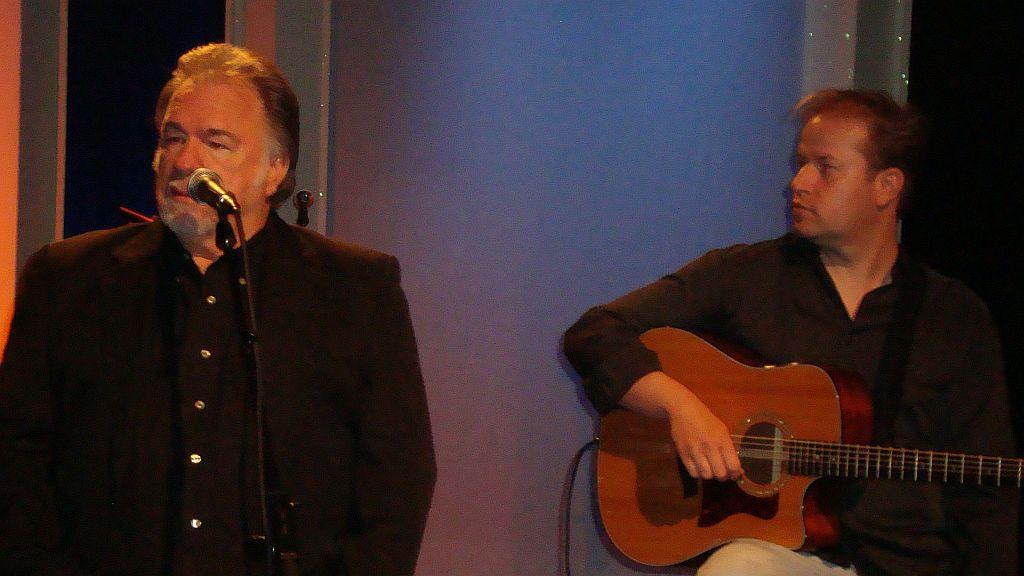 GENE WATSON ON THE CROOK & CHASE SHOW Above photos: Gene taped the Crook & Chase show on August 25 th performing Til A Better Memory Comes Along and When We Were Down To Nothing.