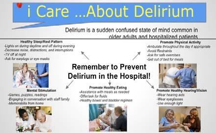 Screening: Early Identification is Key! 1. Create a culture of delirium awareness 2. Standardize screening 3. Find nursing and provider champions 33 PICKING A SCREENING TOOL?
