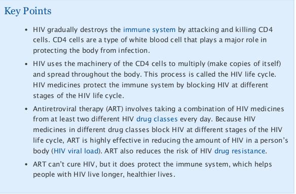 This fact sheet is based on information from the following sources: From the Centers for Disease Control and Prevention (CDC): HIV Basics From the National Institute of Allergy and Infectious