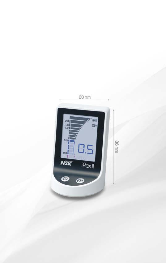 At the biologically crucial root apex - the Zone of Precision - the ipexii is able to provide a clear, accurate image of the file tip s location on its LCD panel.