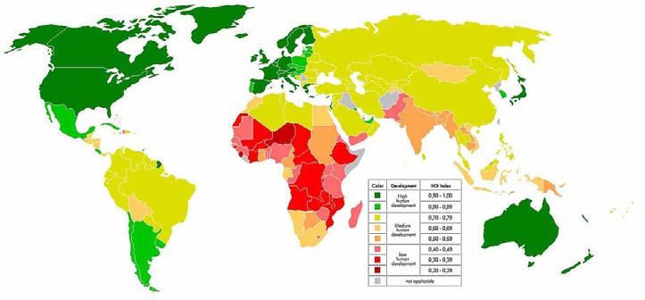 Human Development Index by Country http://www.nationsonline.org/oneworld/human_development.