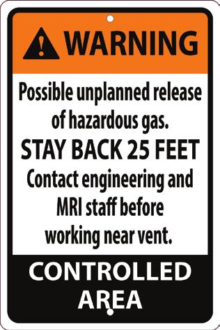 Hazardous Gas Sign $89.23 ea. Insert Sign Headers 3 1/2 x 8 MT-1182 CAUTION $6.30 ea.