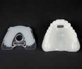2. Fabrication of radiographic templates Radiographic templates for the edentulous jaw 2.3.15 Mix cold-cure resin (without barium sulphate) until it has a viscous consistency.