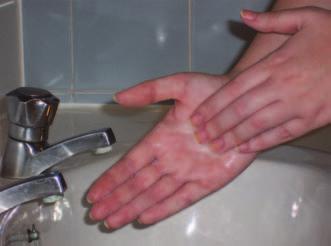 Before leaving the service user s home. Hands should be washed thoroughly using a squirt of a neutral detergent hand wash (or a clean bar of soap if handwash isn t available).