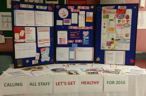 Health Champions provide great support for staff STAFF from the Trust have stepped up to become workplace health champions and are doing a fantastic job to ensure their team can access information on