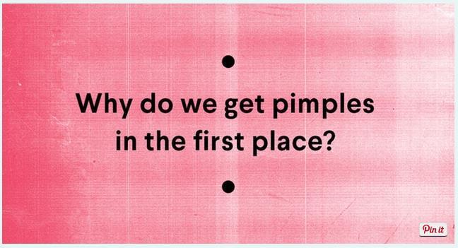 What causes pimples in the first place? Dr. Melissa K.