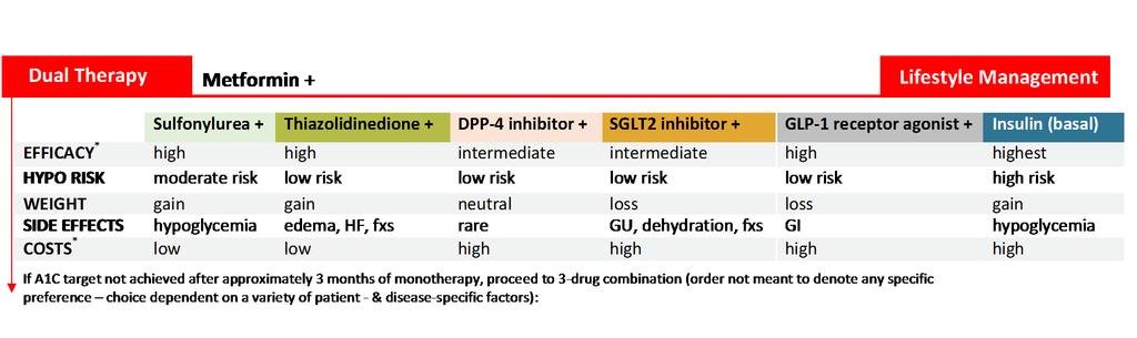 Anti-Hyperglycemic Therapy in T2DM: Dual Therapy Inzucchi SE, et