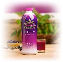 Mistify Main ingredient is a super berry called Açai, which grows wild in the Amazon. It has one of the highest antioxidant values in the world.