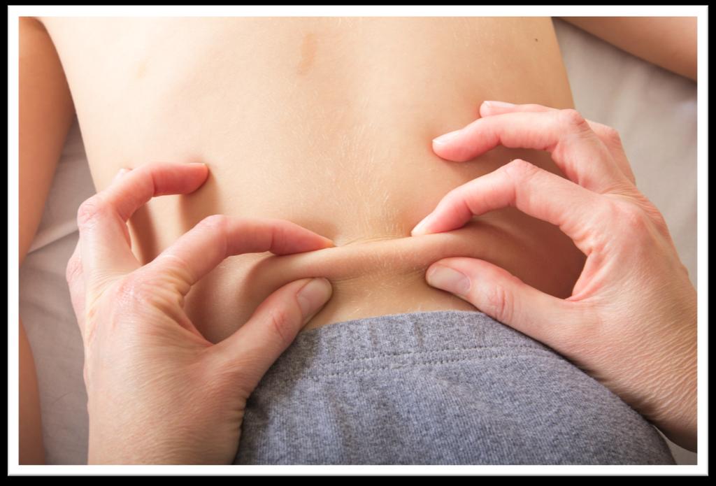 4 Pinching Pulling Along the Entire Spine This massage can be done for general wellness when done along the entire