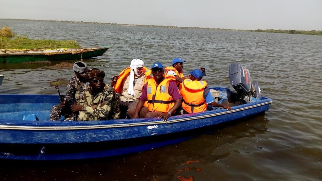 Lake Chad Collaboration Activities 12 Exploratory mission to Nigerian Islands through Chad, Feb 2017 Lake Chad Working Group designated in-country (NPHCDA Borno