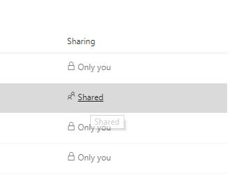 5. Bagi melihat senarai folder dan dokumen yang telah diberikan akses untuk dikongsi bersama pengguna lain, klik File > Shared. 6.