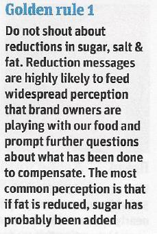consumer confusion on fat vs.