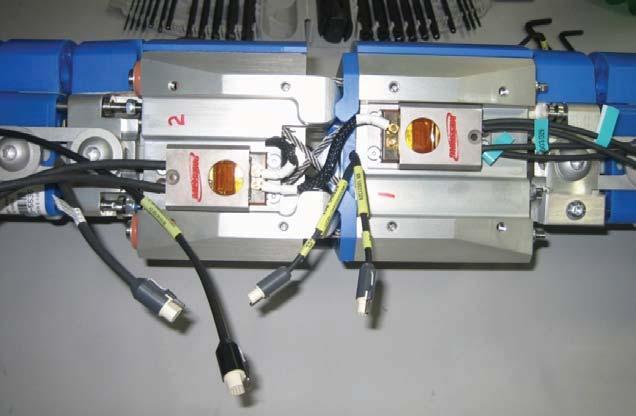 2.6.2 24 Channel M=BUS Four, six channel loggers can be fitted to the leg to provide 24 channels