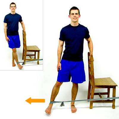 HIP ABDUCTION - SIDELYING While lying on your side, slowly raise up your top leg to the side.