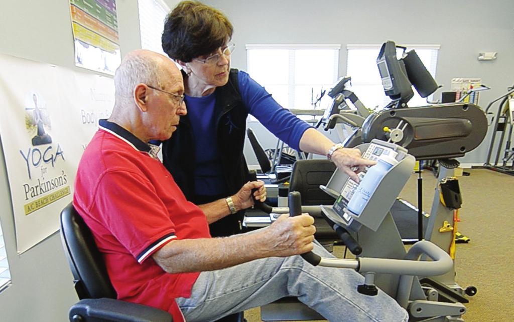 Non-gait exercise for the patient with Parkinson s disease To provide patients with an alternative exercise option to treadmill walking, some clinics have selected the Biodex BioStep 2 Semi-Recumbent