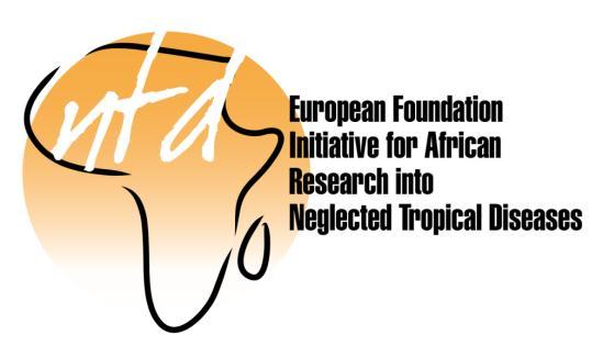 FELLOWSHIP PROGRAMME To fight neglected tropical diseases in Africa 24 fellowships in 2 years allocated to young african researchers Mentorship programme: between scientists from Europe and fellows