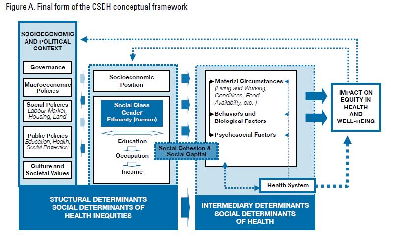 Understanding the problem - conceptual framework for the WHO CSDH