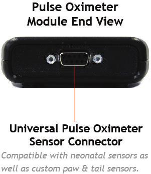 MouseMonitor TM Pulse Oximeter Module The Pulse Oximeter module allows you to non-invasively measure arterial blood oxygenation in a wide variety of small animals.