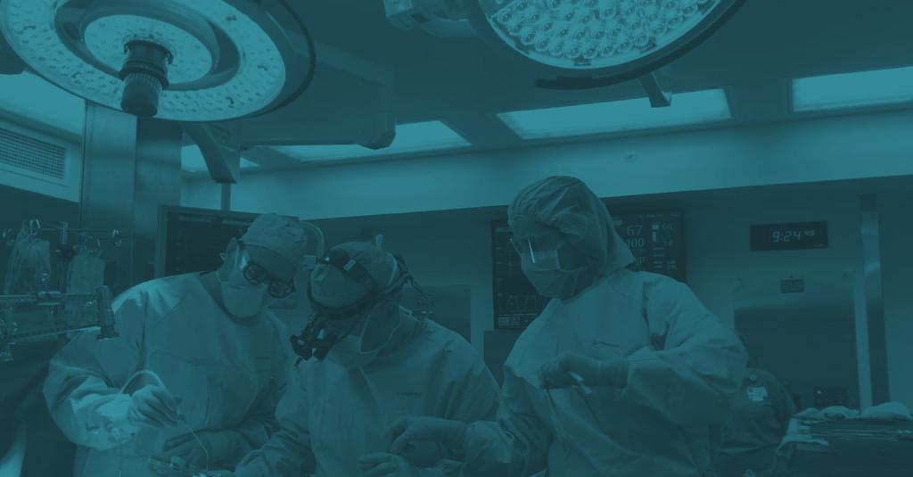 CARDIOTHORACIC SURGERY One team. A unified network of hospitals. The full spectrum of the latest surgical treatments.