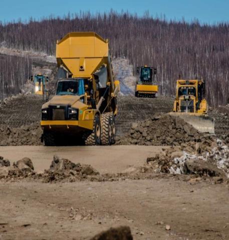 Procurement Timeline Construction estimated to start in winter 2019 Mobilization of equipment using winter road only expected