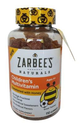 -Well+Good ZARBEE S NATURALS CHILDREN S MULTIVITAMIN GUMMIES SWEETENED WITH HONEY Contains real honey Free from