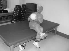 CHAPTER 5 Exercise and Physical Activity for Older Adults 73 gluteus medius against an elastic band causes the right gluteus medius to contract both rapidly and eccentrically, similar to the way it