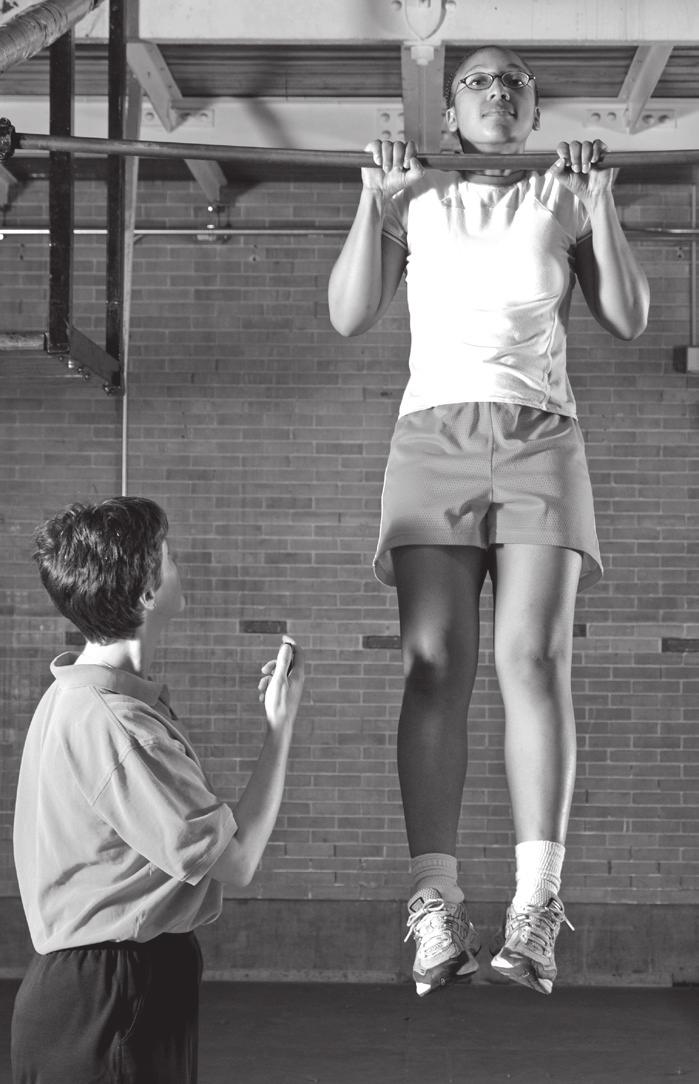 Repeat the repetition count for any pull-up attempt that does not meet the standards (e.g. 1..2..3..3..3..4).