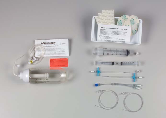 You ll receive the pump and catheter you specified, plus everything else needed to use the system, in a single convenient procedure kit.