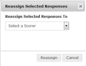 Overview of the On the Response List table (Figure 80), mark the check box in the column on the far left for any items you wish to reassign. Figure 80.