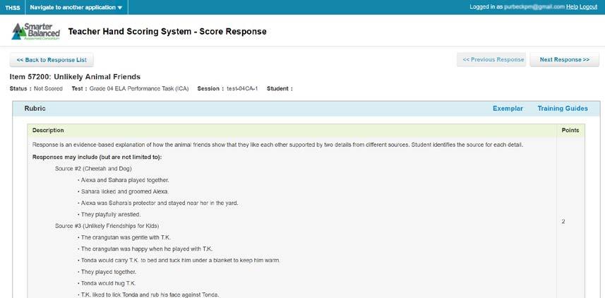 Overview of the Step 3. Score Item Responses When scoring responses, you can either assign a score to the response or mark it with a condition code.
