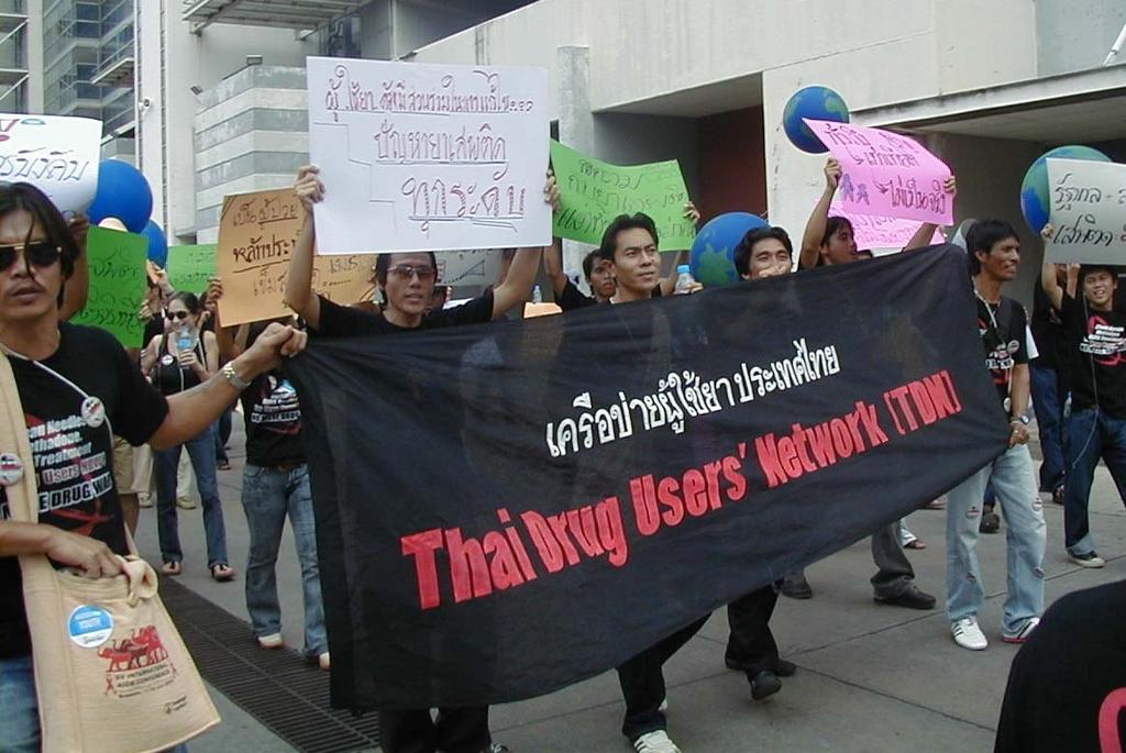 Figure 4 Photo 4: TDN members protest during the International