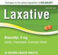 6 mg Gentle Laxative 45 CAPSULES Stand Alone Item, Phillips Colon Health *Compare to
