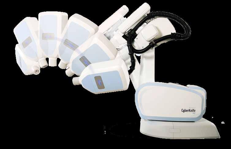 The CyberKnife System is the first and only robotic