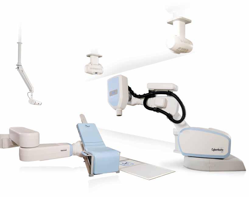 CYBERKNIFE VSI SYSTEM HARDWARE Iris Variable Aperture Collimator Rapidly manipulates beam geometry to deliver up to 12 beam diameters from each linac position with characteristics virtually identical