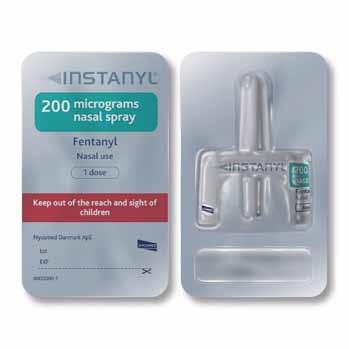 Do not test the spray before use Disposal: As with all strong pain treatments, ask your healthcare provider about how to dispose of the Instanyl single-dose nasal spray correctly All unused Instanyl