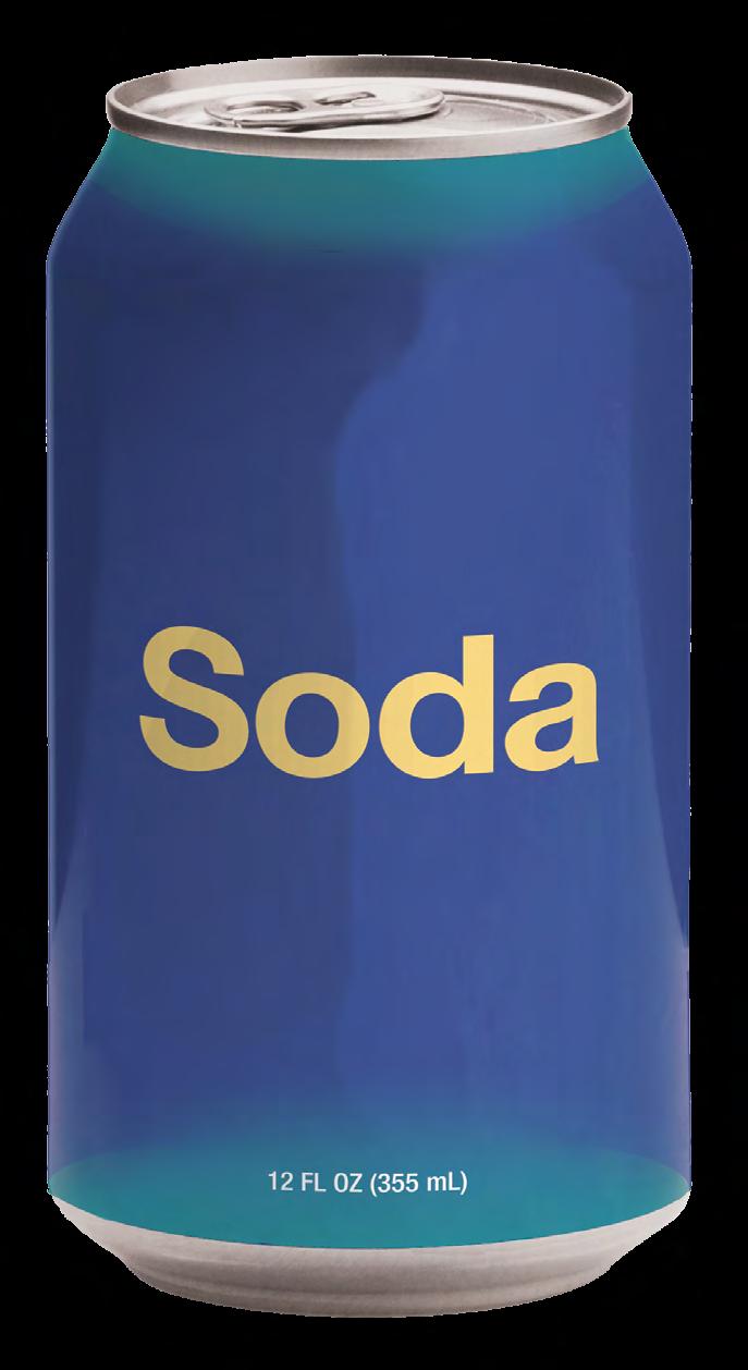 Soda Serving Size 1 can 12 fl oz (360 ml) Calories 136 Calories from Fat 0 Sodium 15mg 0% Total Carbohydrates 35g 11% Sugars 33g Not a significant source of fat calories, saturated fat,