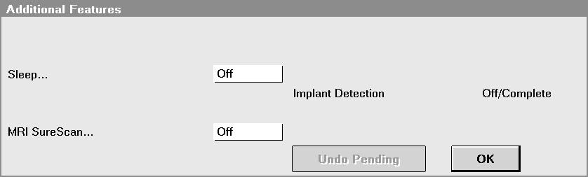 Before allowing the user to initiate the MRI SureScan feature, the SureScan device application software checks for the following 2 situations: Lead impedance is out of range If a lead impedance
