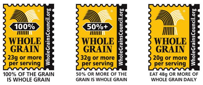 100% Whole Grain 100% whole grain 100% Whole Grain