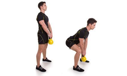 CORE bonus exercises One Arm-One Leg Squat & Pull 8 to 10 reps per side Bend at the knees into a partial squat.