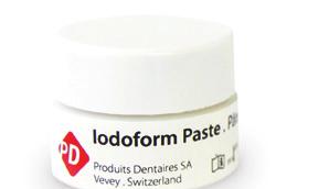 Prevention of periodontal infections Post-extraction disinfecting dressing Disinfection of maxillary cavities 5 % 100 g of gauze is impregnated with 5 g of Iodoform 10 % 100 g of gauze is impregnated